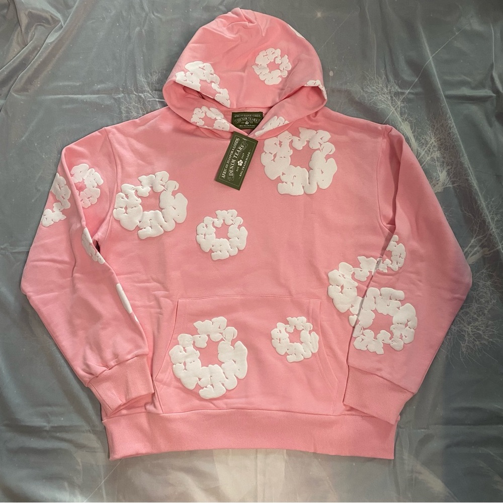 Denim Tears The Cotton Wreath Hoodie Pink